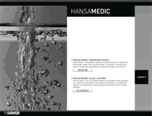 Tablet Screenshot of hansamedic.com